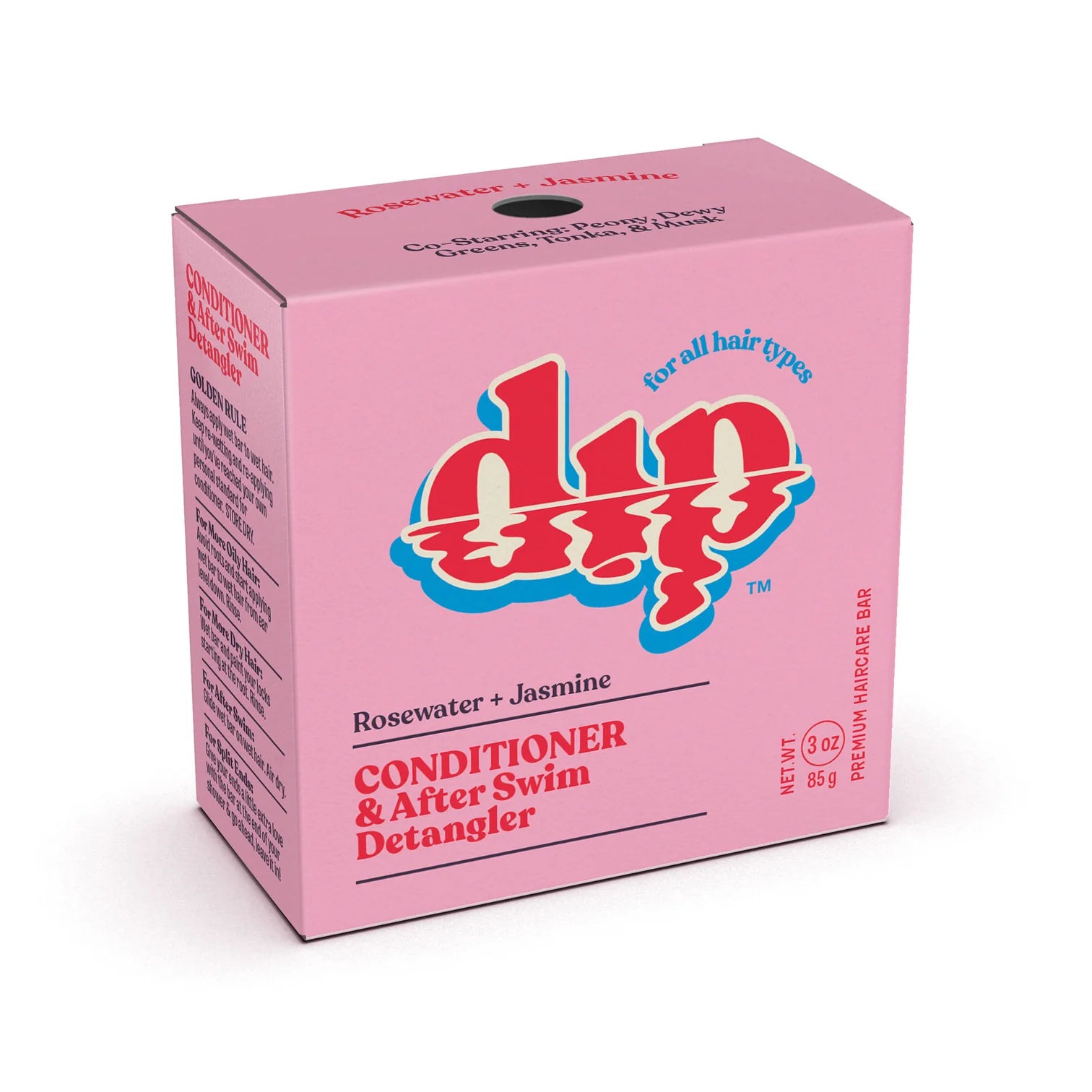 Dip Conditioner Bar, Rosewater Jasmine- For All Hair Types
