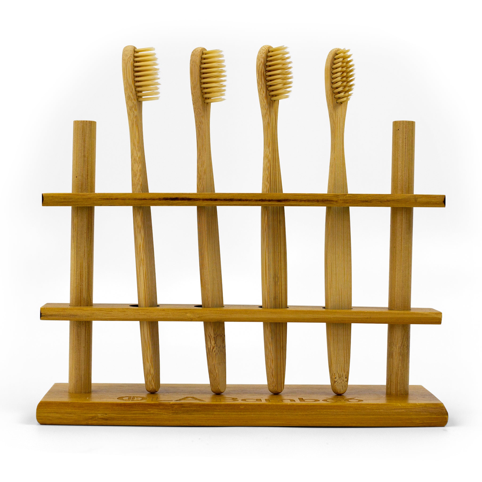 Bamboo on sale toothbrush holder