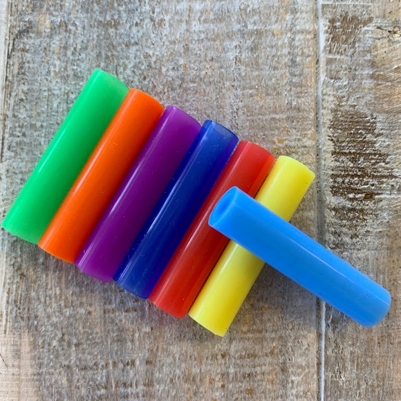 Silicone Straw Tips, Fits on Stainless Straws