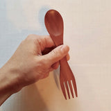 Hardwood Spork, Convenient to Carry