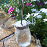 Mason Jar Lids for Use With Straws