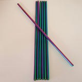 Stainless Steel Straws in 5 Colors