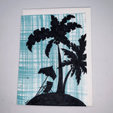 Handpainted Plantable Cards: Butterfly and Shells