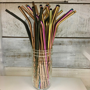 XL Bent Stainless Steel Straws
