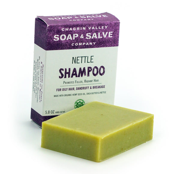 Shampoo Bar for oily, dandruff hair- Nettle