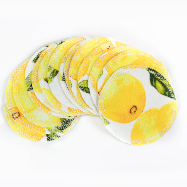 Face Rounds- Lemon Print