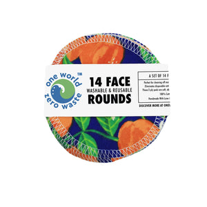 Cotton Face Rounds- 14 Pack in Unique Patterns