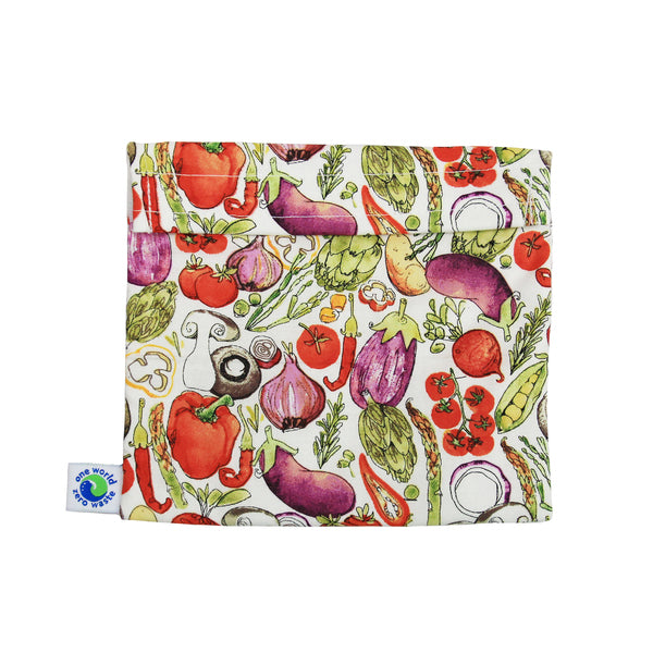 1x Reusable Snack Bag. Choice of Fabrics. Zero Waste Gift. 