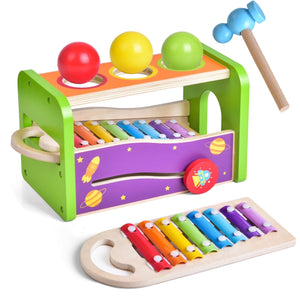 Wooden Musical Pounding Toy